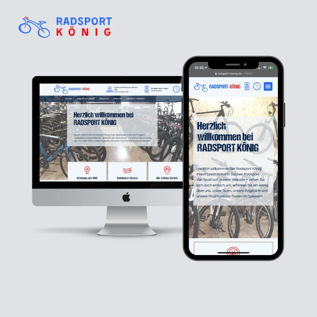 Radsport König - WordPress Homepage